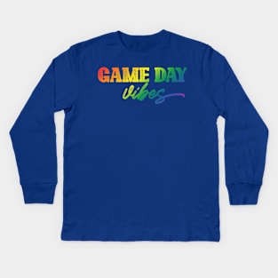 Game Day Vibes Kids Long Sleeve T-Shirt